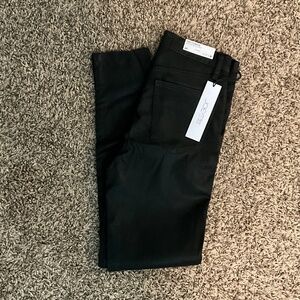 Joe’s Jeans, The Charlie, High Rise Skinny Ankle- black coated size 26